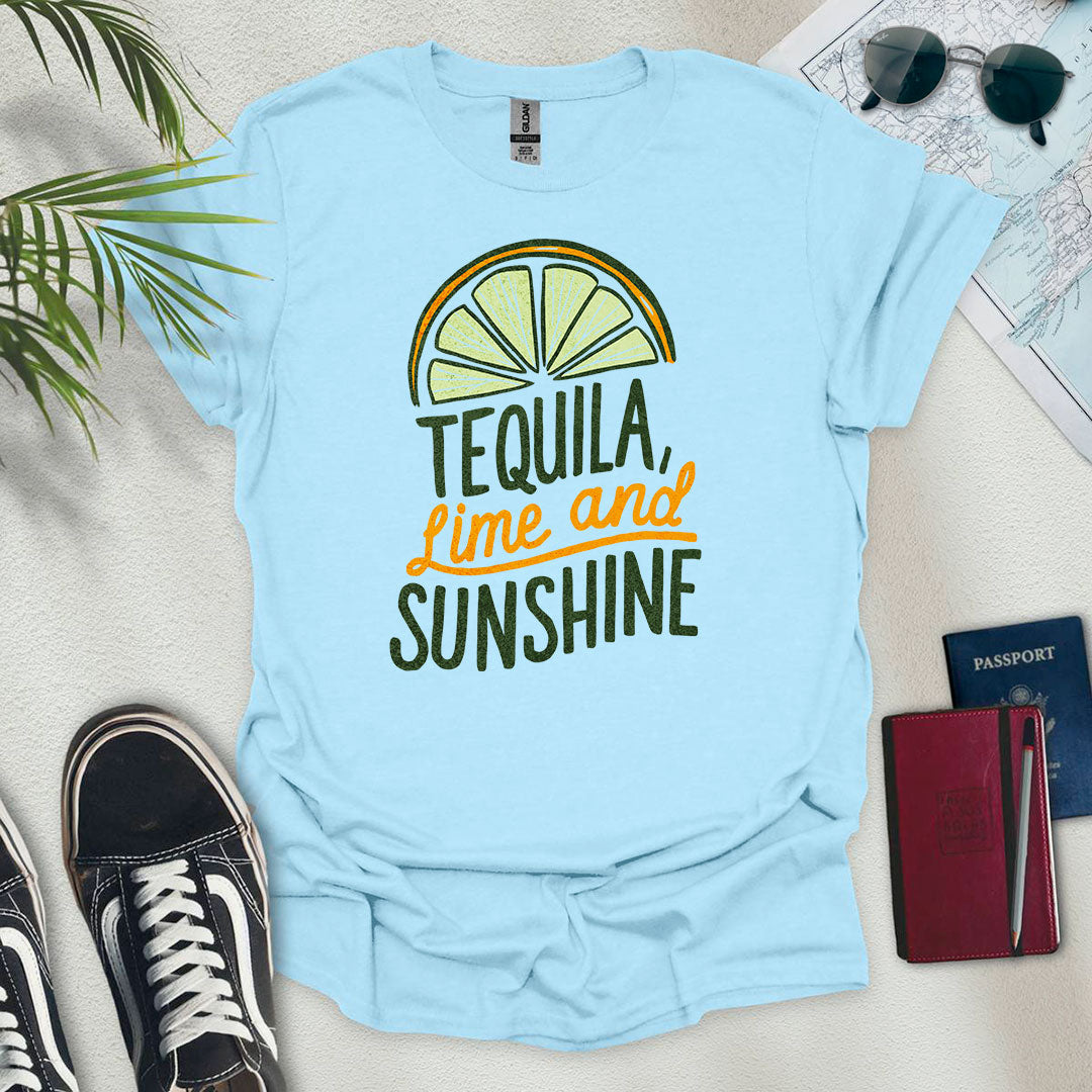 Tequila, Lime & Sunshine T-Shirt - Wander Wears | Explore in Style - Adventure & Travel Apparel