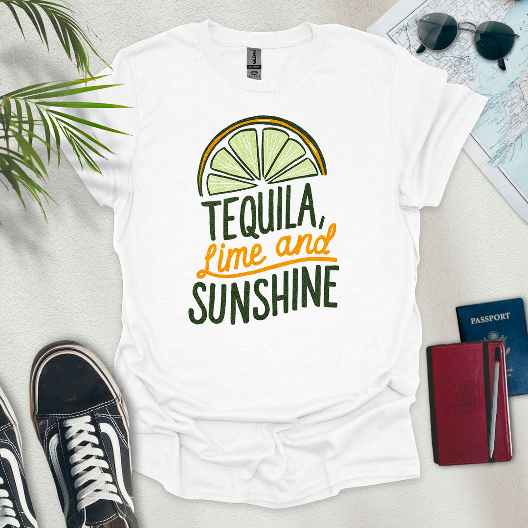 Tequila, Lime & Sunshine T-Shirt - Wander Wears | Explore in Style - Adventure & Travel Apparel