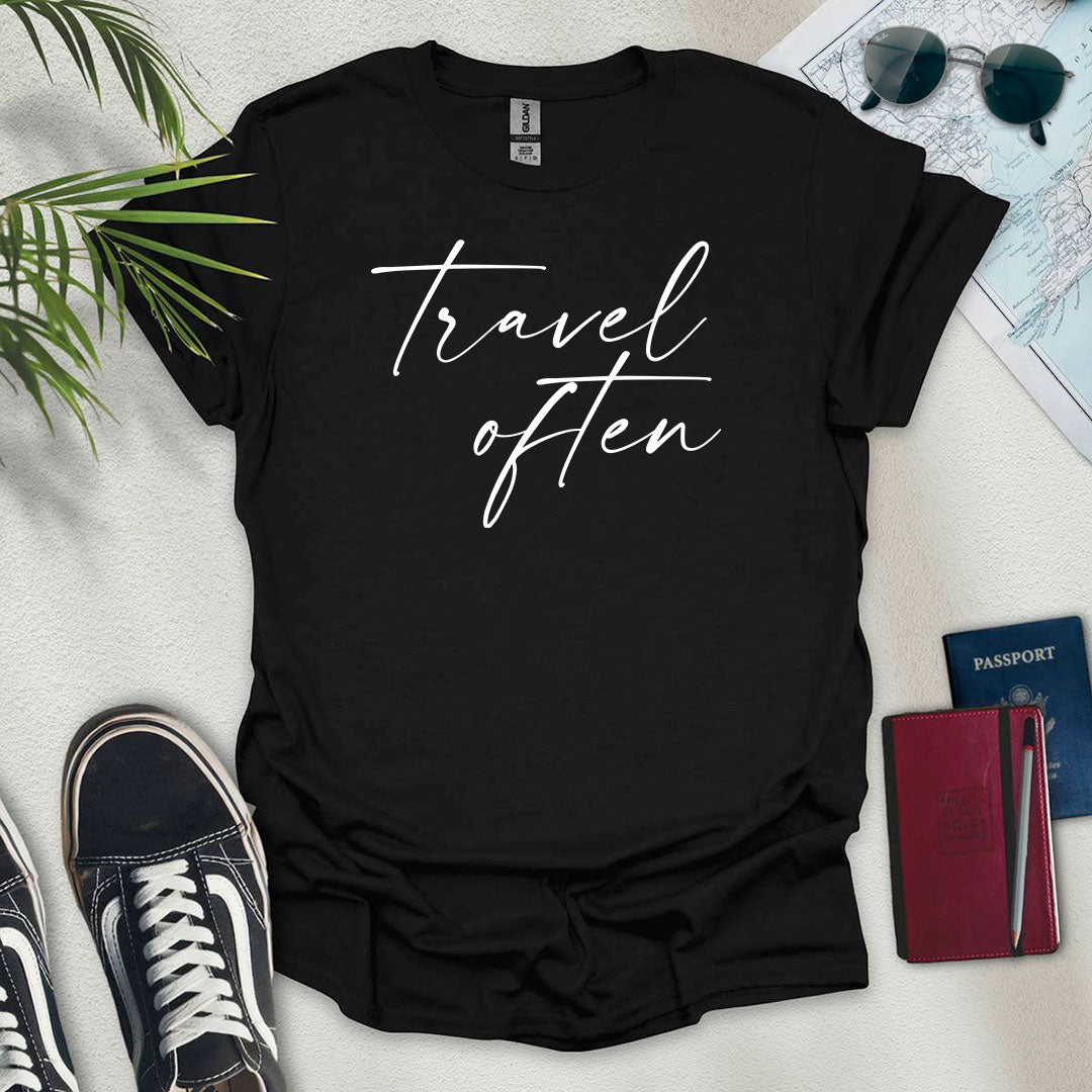 Travel Often T-Shirt - Wander Wears | Explore in Style - Adventure & Travel Apparel