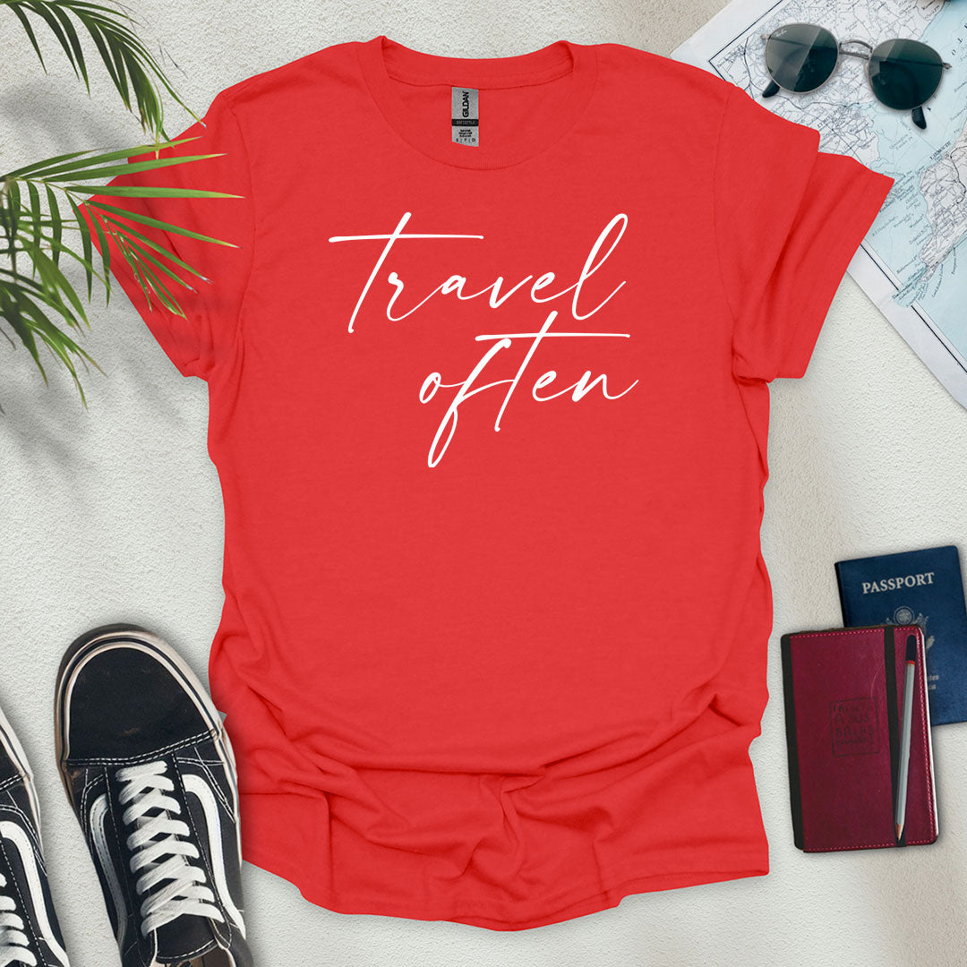 Travel Often T-Shirt - Wander Wears | Explore in Style - Adventure & Travel Apparel
