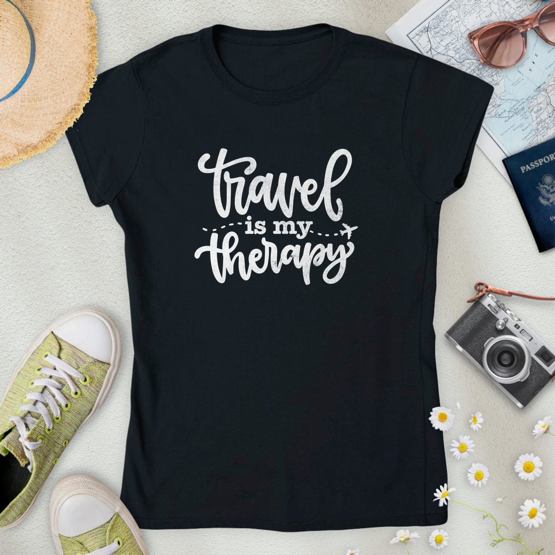 Travel is My Therapy Women’s T-Shirt