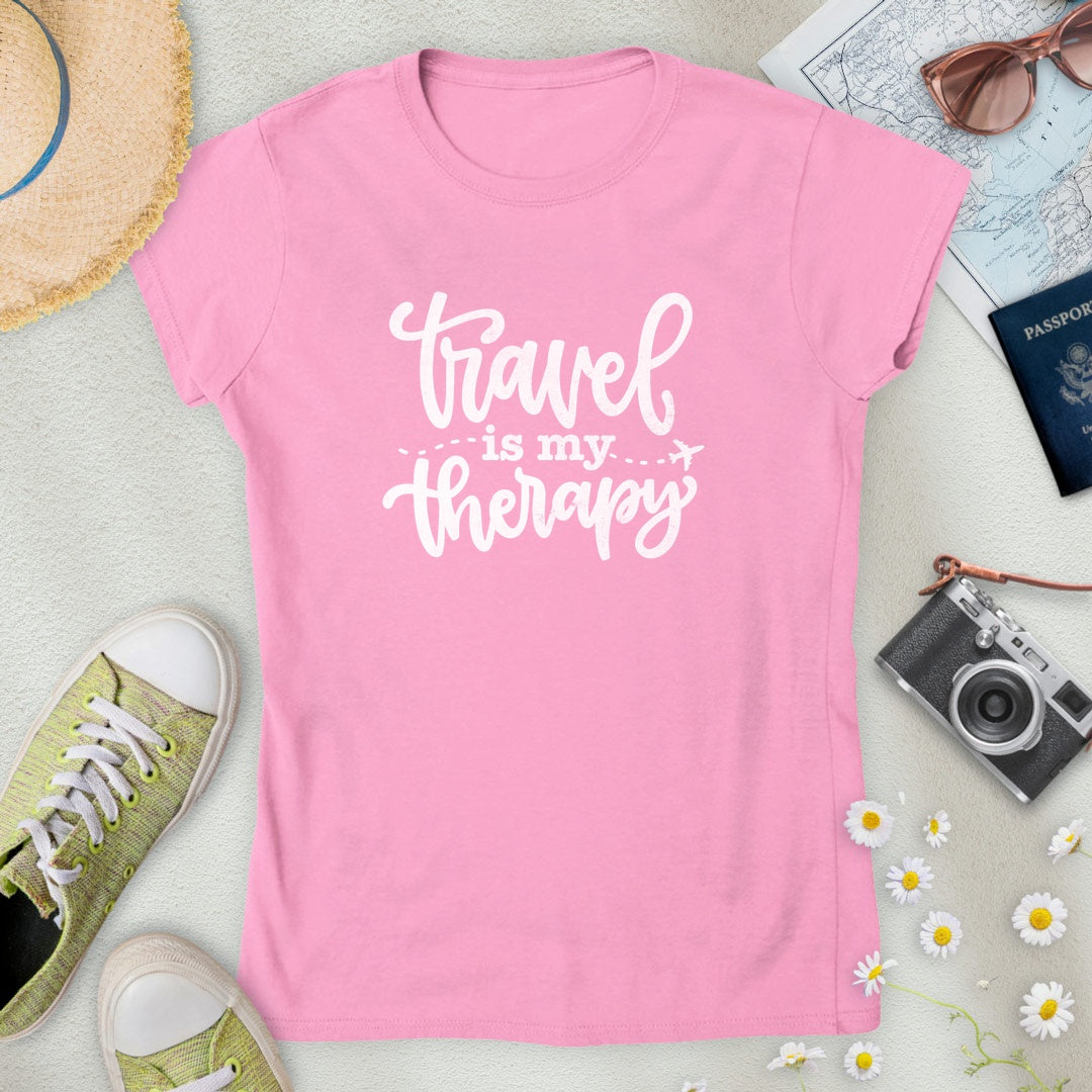 Travel is My Therapy Women’s T-Shirt