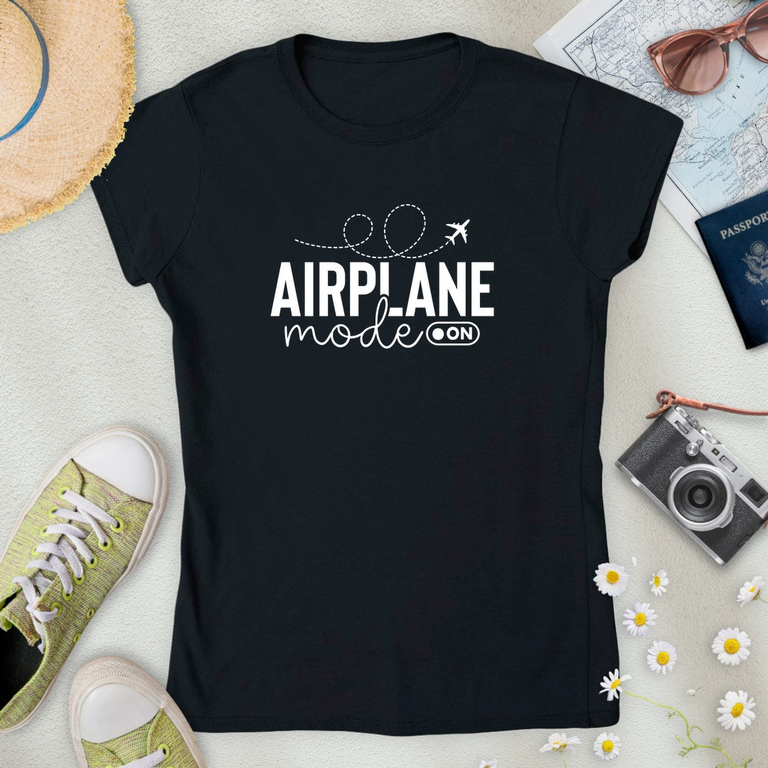 Airplane Mode On Minimalist Women’s T-Shirt