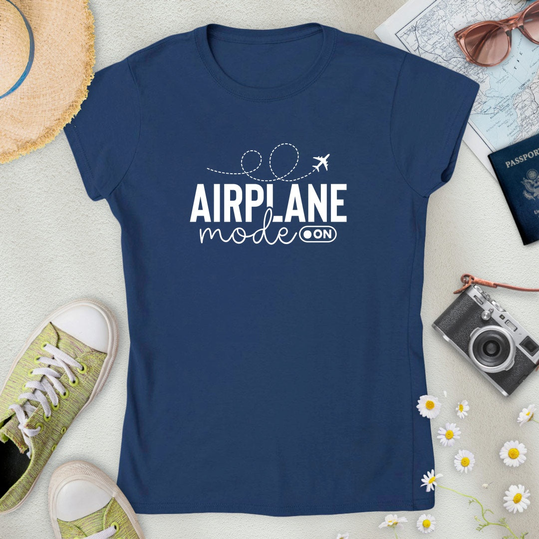 Airplane Mode On Minimalist Women’s T-Shirt