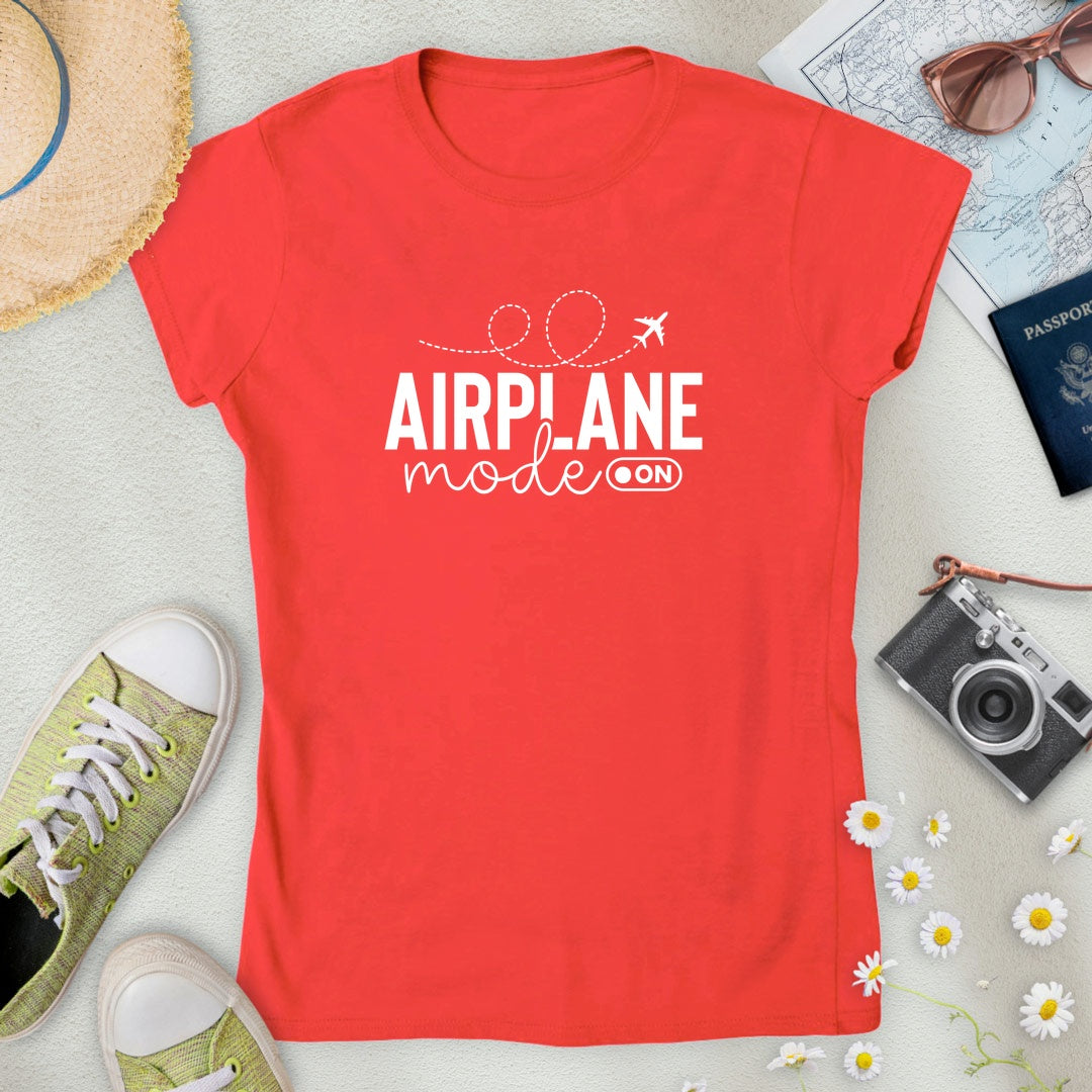 Airplane Mode On Minimalist Women’s T-Shirt
