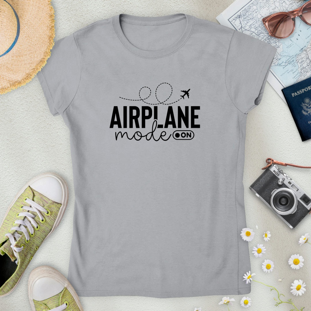 Airplane Mode On Minimalist Women’s T-Shirt