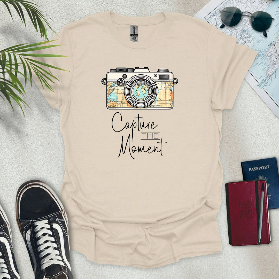 Capture the Moment T-Shirt - Wander Wears | Explore in Style - Adventure & Travel Apparel