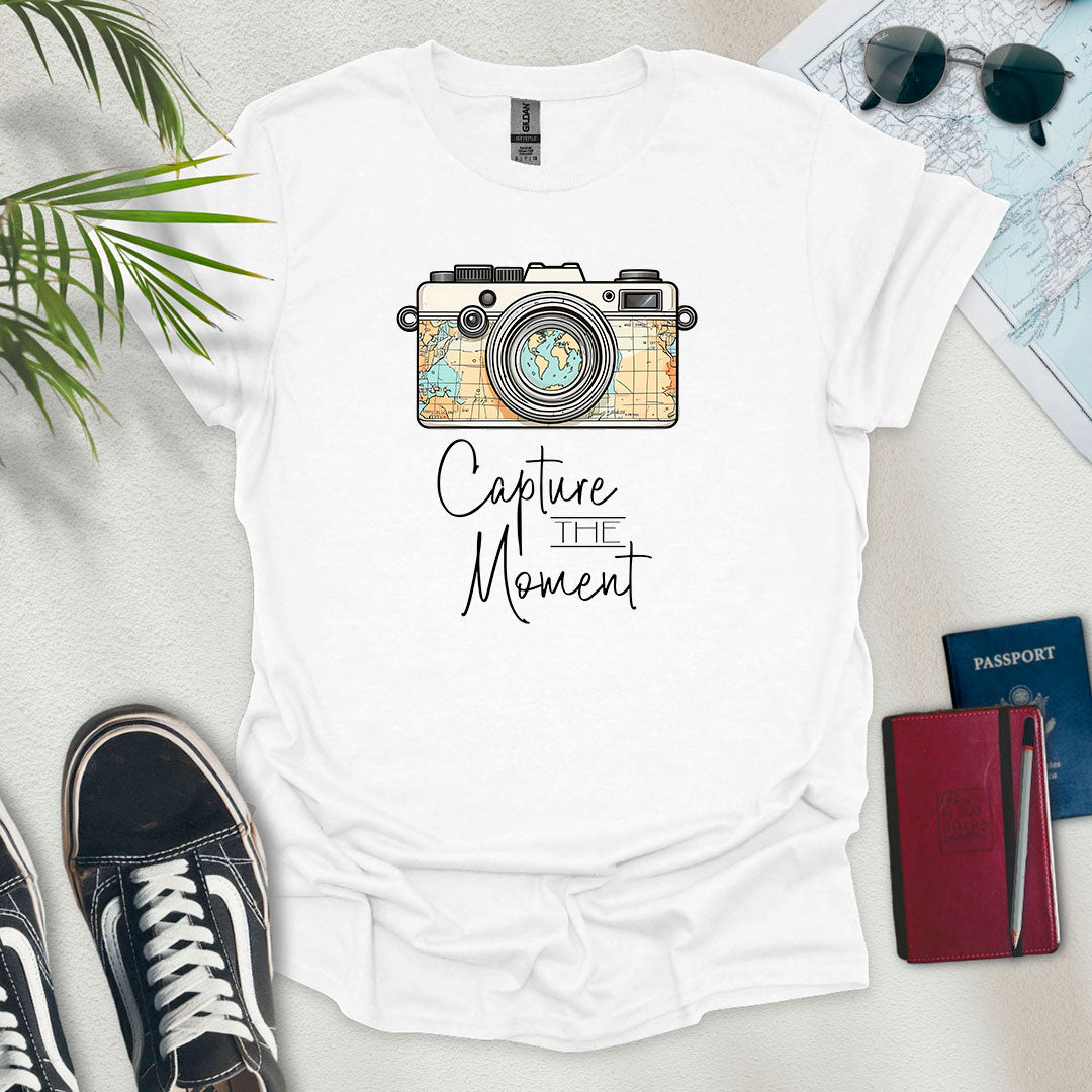Capture the Moment T-Shirt - Wander Wears | Explore in Style - Adventure & Travel Apparel