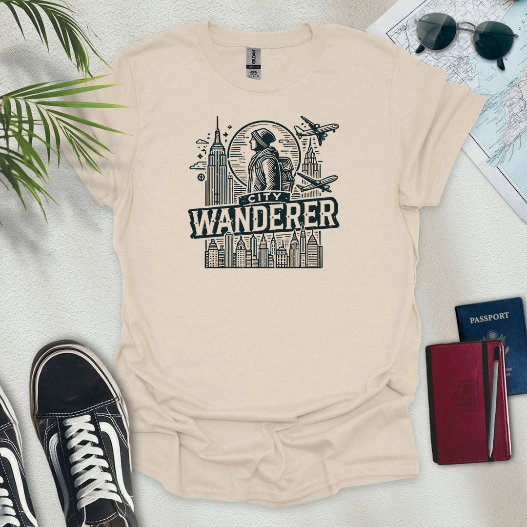 City Wanderer T-Shirt - Wander Wears | Explore in Style - Adventure & Travel Apparel
