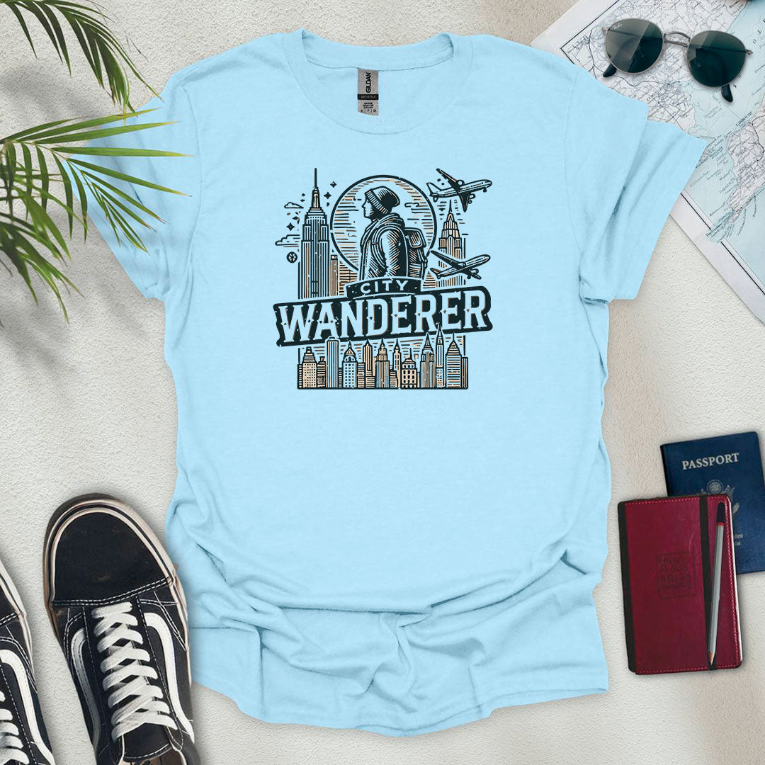 City Wanderer T-Shirt - Wander Wears | Explore in Style - Adventure & Travel Apparel