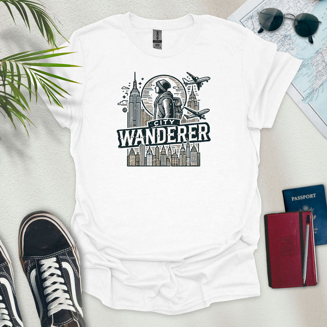 City Wanderer T-Shirt - Wander Wears | Explore in Style - Adventure & Travel Apparel