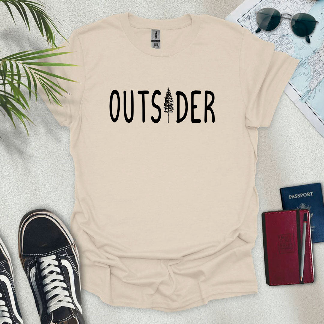 Outsider T-Shirt - Wander Wears | Explore in Style - Adventure & Travel Apparel