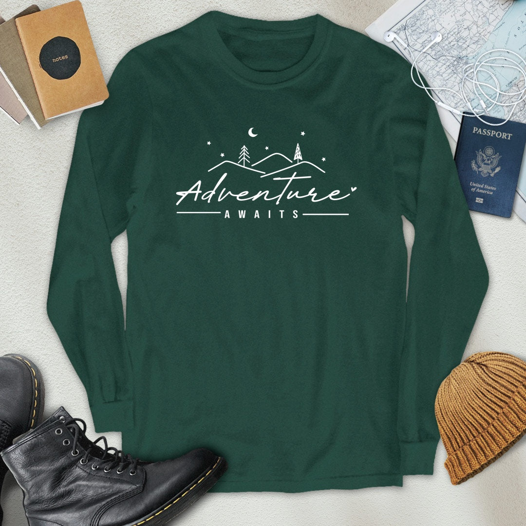 Adventure Awaits Minimal Long Sleeve