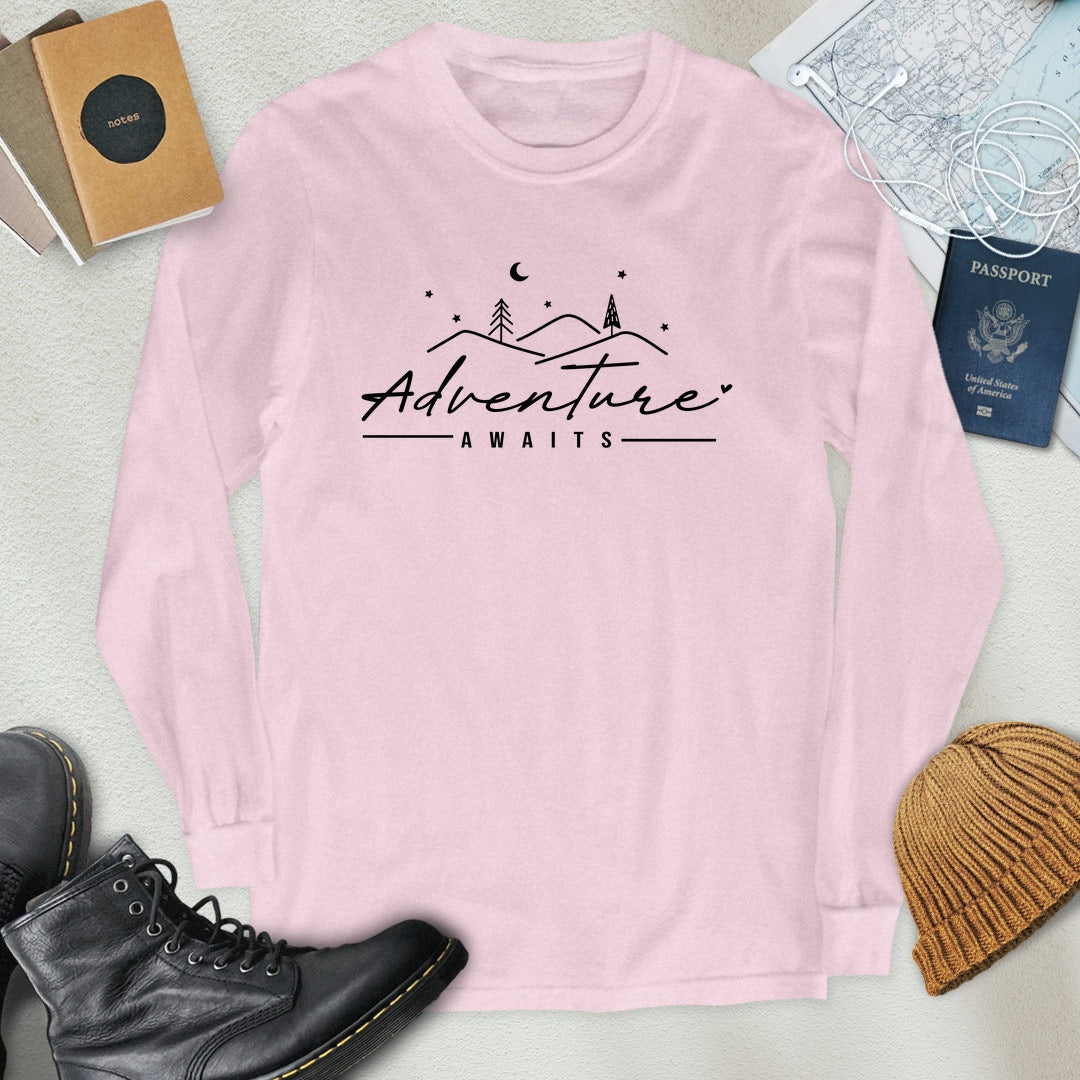 Adventure Awaits Minimal Long Sleeve