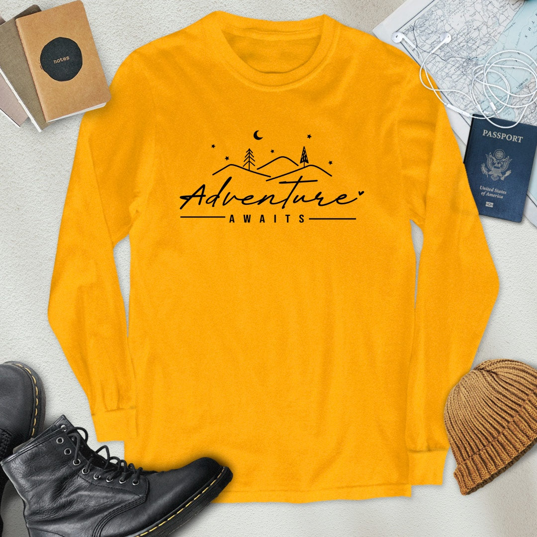 Adventure Awaits Minimal Long Sleeve