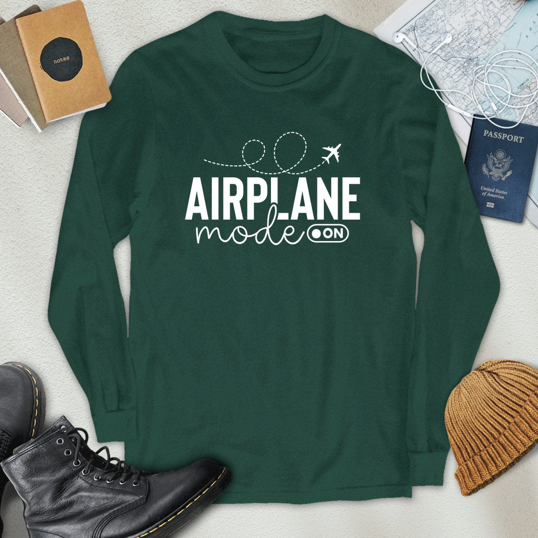 Airplane Mode On Minimalist Long Sleeve