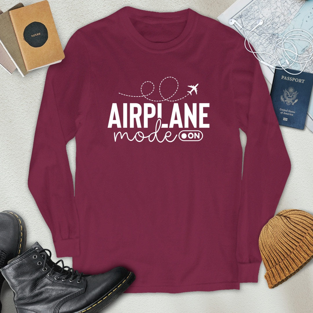 Airplane Mode On Minimalist Long Sleeve