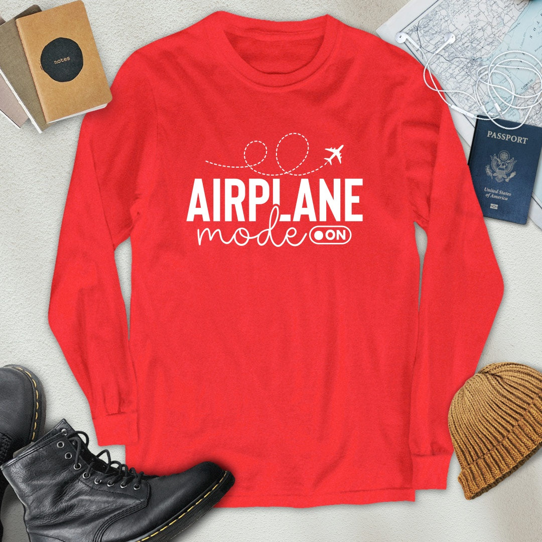 Airplane Mode On Minimalist Long Sleeve