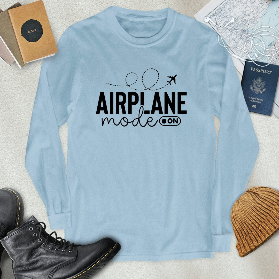 Airplane Mode On Minimalist Long Sleeve