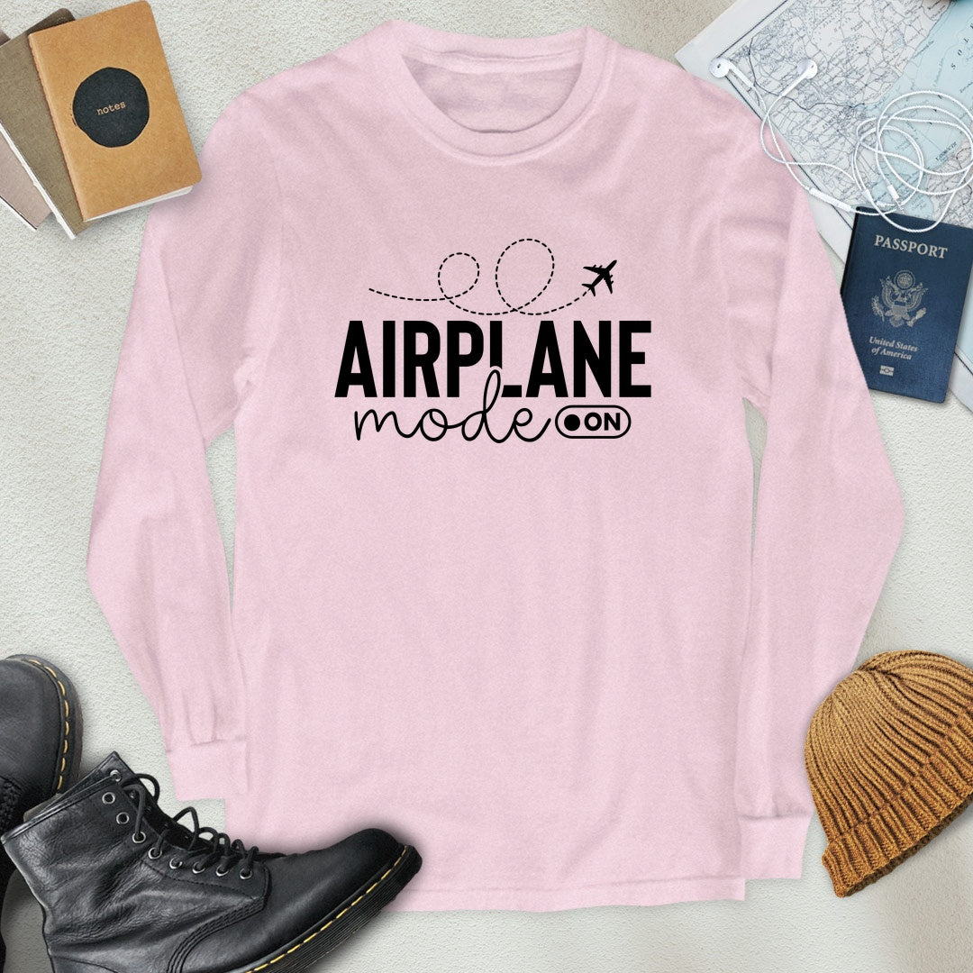 Airplane Mode On Minimalist Long Sleeve