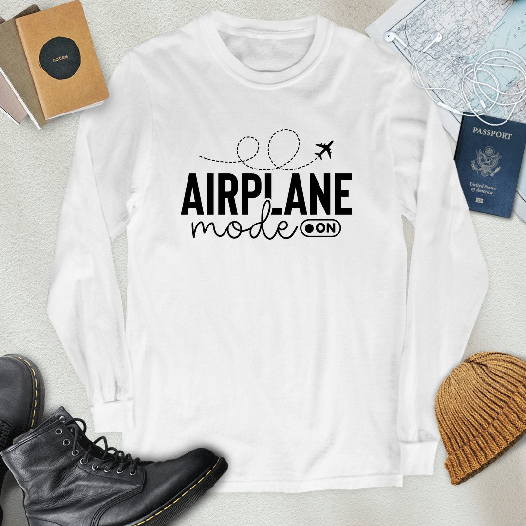 Airplane Mode On Minimalist Long Sleeve