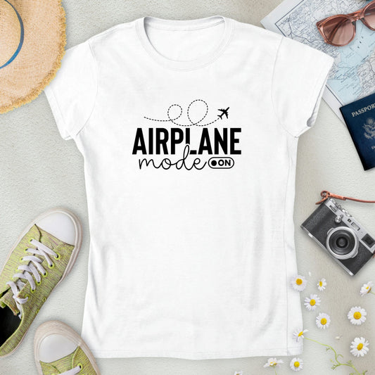 Airplane Mode On Minimalist Women’s T-Shirt