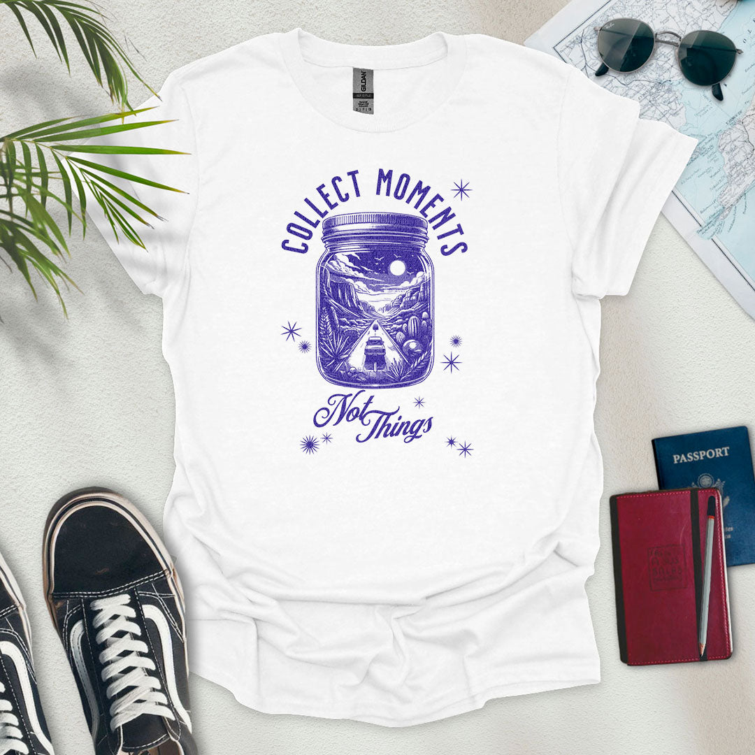 Collect Moments Road Trip Jar T-Shirt - Wander Wears | Explore in Style - Adventure & Travel Apparel