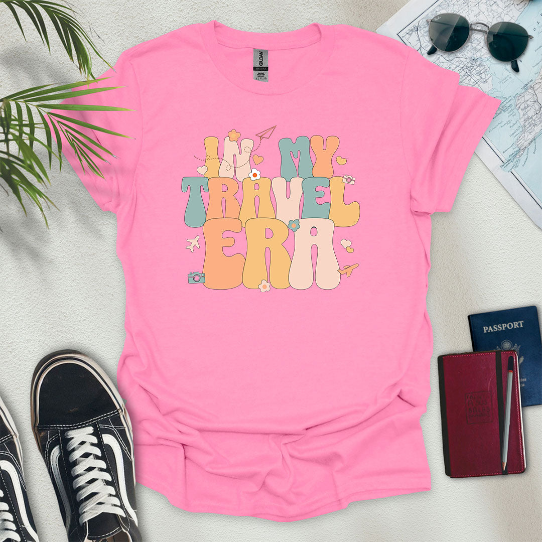In My Travel Era T-Shirt - Wander Wears | Explore in Style - Adventure & Travel Apparel