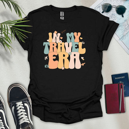 In My Travel Era T-Shirt - Wander Wears | Explore in Style - Adventure & Travel Apparel