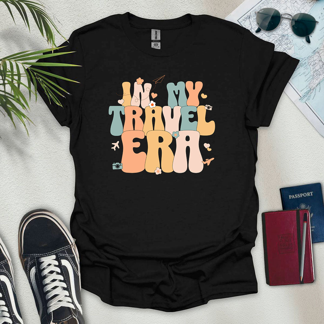 In My Travel Era T-Shirt - Wander Wears | Explore in Style - Adventure & Travel Apparel